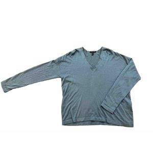 Eileen Fisher Sweater women’s small silk & cashmere blue, green pullover